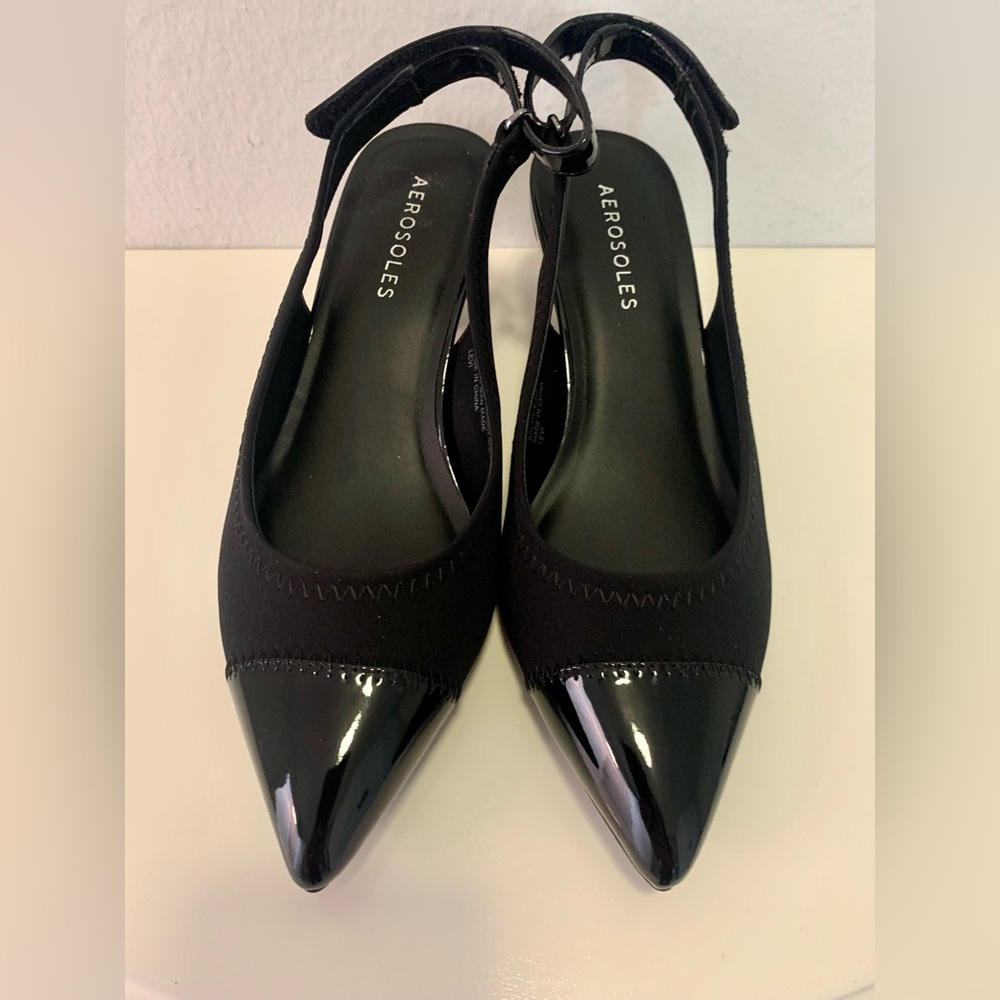 Aerosoles slingback low heel